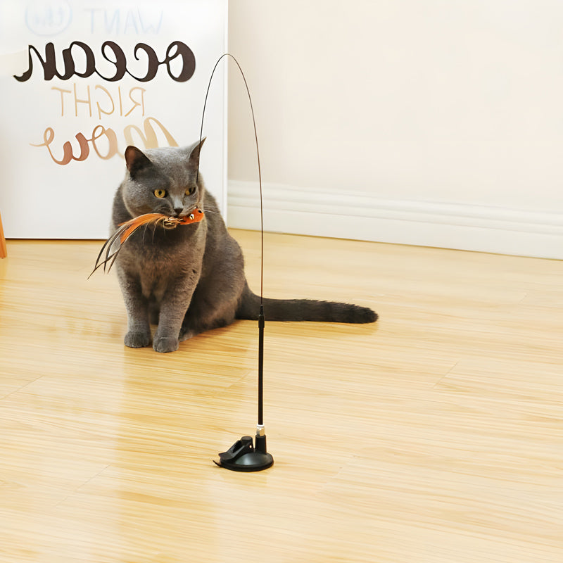 Free Monthly Gift - Interactive Bird Simulation Feather Cat Toy