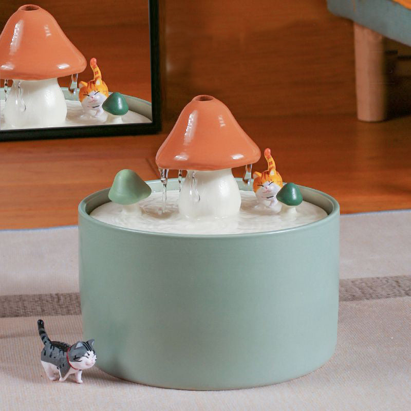 Mushroom Pet Water Fountain