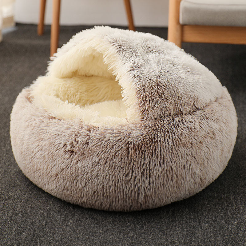Fluffy Cave Pet Bed