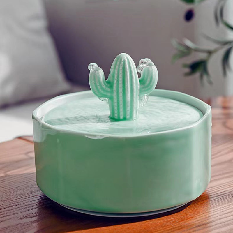 Cactus Style Pet Water Fountain