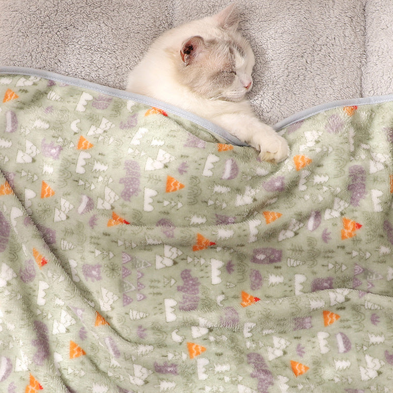 Free Monthly Gift - Super Soft Cartoon Cat Dog Blanket